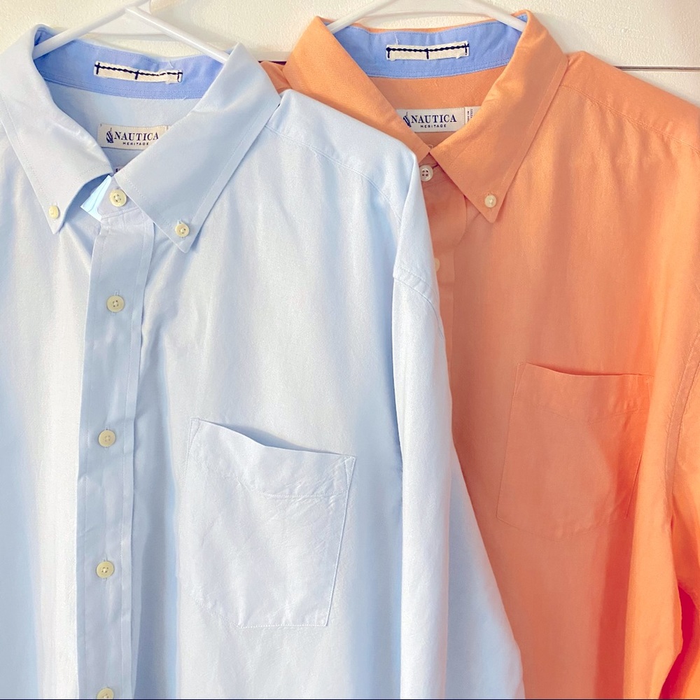 Nautica Bundle Men’s Button Down Slim Fit | XL